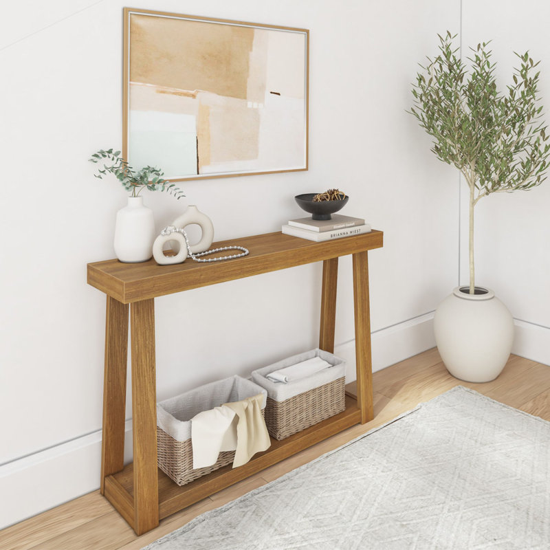 Wade Logan® Bahez Solid Wood Console Table & Reviews | Wayfair